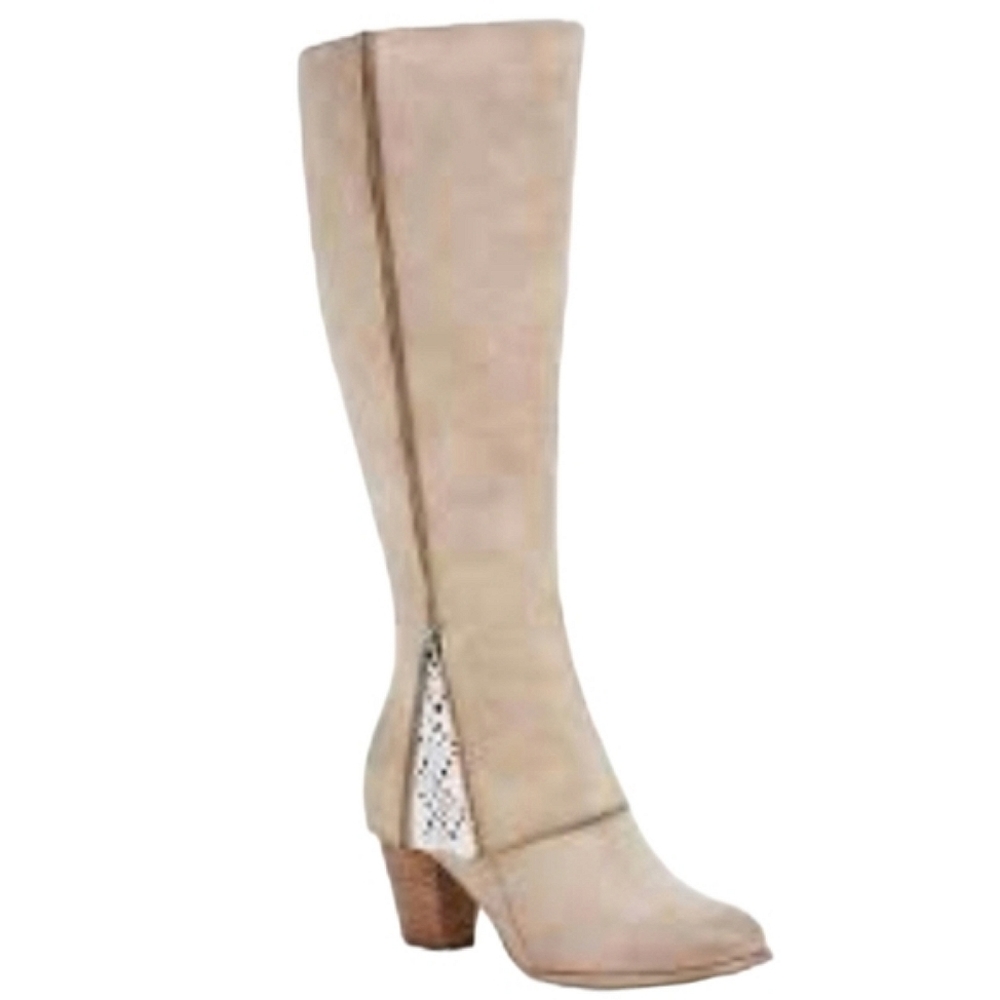 Torrid Crochet Inset Heel Boots